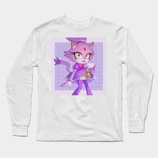 Blaze the Cat Long Sleeve T-Shirt